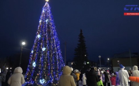 Открытие елки в Ферзиково